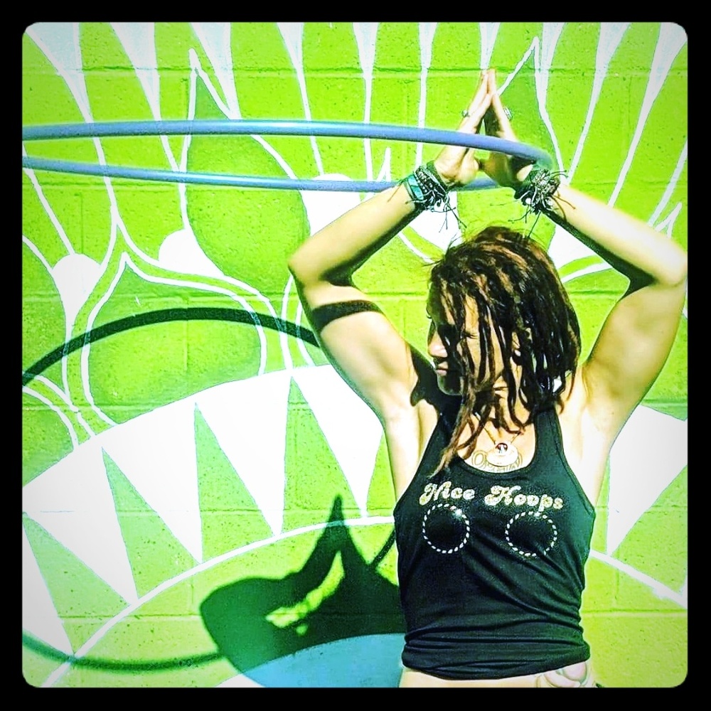 Brand new "Nice Hoops" Flowy tank